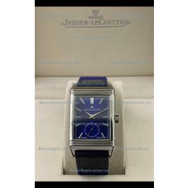 Jaeger-LeCoultre Reverso DuoFace Steel Casing Watch Blue Dial in Swiss Automatic Movement