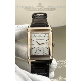 Jaeger-LeCoultre Reverso DuoFace Rose Gold Casing Watch Brown Dial in Swiss Automatic Movement