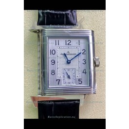 Jaeger-LeCoultre Reverso DuoFace Stainless Steel Casing Watch in Swiss Automatic Movement
