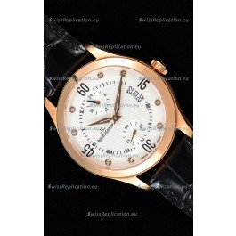 Jaeger LeCoultre Master Control Rose Gold Swiss Replica Watch 