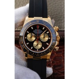 Rolex Cosmograph Daytona 116508 Yellow Gold Original Cal.4130 Movement - 904L Steel Watch