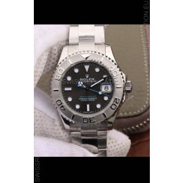 Rolex Yachtmaster Grey Dial 1:1 Swiss Replica Watch 37MM in 904L Steel Casing