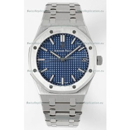 Audemars Piguet Royal Oak 15500 41MM Blue Dial 904L Steel CALIBRE 4302 Movement 1:1 Mirror Replica