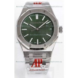 Audemars Piguet Royal Oak 15510 41MM Green Dial 904L Steel CALIBRE 4302 Movement 1:1 Mirror Replica