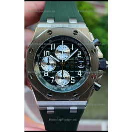 Audemars Piguet Royal Oak Offshore Black Dial Chronograph 1:1 Mirror Replica Watch - 904L Steel 