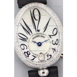 Breguet Reine De Naples Ladies Stainless Steel Swiss 1:1 Edition Replica Watch 