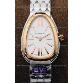 Bvlgari Serpenti Seduttori Edition Watch in Stainless Steel - Rose Gold Bezel 1:1 Mirror Replica