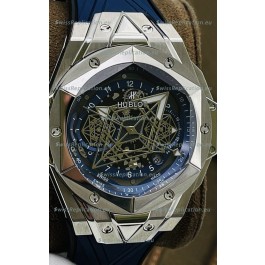 Hublot Big Bang UNICO Sang Bleu II Stainless Steel 1:1 Mirror Quality Swiss Replica Watch 
