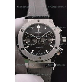 Hublot Classic Fusion Chronograph Stainless Steel Casing Grey Dial 1:1 Mirror Replica Watch 
