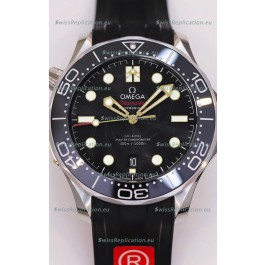 Omega Seamaster James Bond Black Swiss 904L Steel 1:1 Mirror Replica Watch