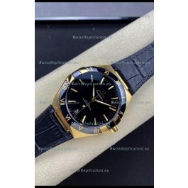 Omega Co-Axial Constellation 41MM 904L Rose Gold Steel Black Dial 1:1 Mirror Replica Watch
