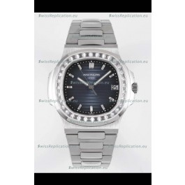 Patek Philippe Nautilus 5711/1A Blue Dial 1:1 Mirror Swiss Replica Watch in 904L Steel 