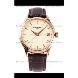 Patek Philippe #Ref 5227R in White Dial 1:1 904L Rose Gold Casing 904L Steel Swiss Watch 
