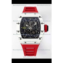 Richard Mille RM35-01 Rafael Nadal Carbon Fiber Casing with Genuine Tourbillon Super Clone Watch 