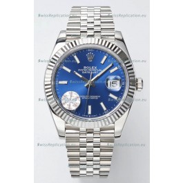 Rolex Datejust Cal.3235 Movement Swiss Watch 1:1 Mirror Replica 904L Steel 41MM - Blue Dial 