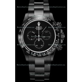 Rolex Daytona Blaken 1:1 Swiss Mirror Replica Black Dial Cal.4130 Movement (WITH BOX) 