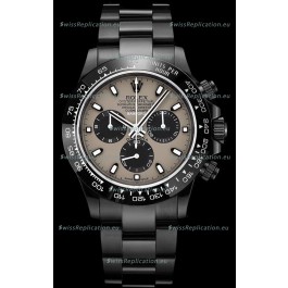 Rolex Daytona Blaken 1:1 Swiss Mirror Replica Grey Dial Cal.4130 Movement (WITH BOX) 