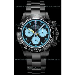 Rolex Daytona Blaken 1:1 Swiss Mirror Replica Black Dial Cal.4130 Movement (WITH BOX) 