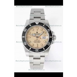 Rolex Submariner DiW Stainless Steel Casing Black Ceramic Bezel Edition Watch 