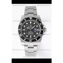 Rolex Submariner DiW Stainless Steel Casing Black Ceramic Bezel Edition Watch 