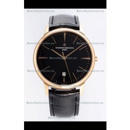 Vacheron Constantin Patrimony Rose Gold 1:1 Mirror Replica Watch 40MM 904L Steel 