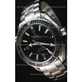 Omega Seamaster Planet Ocean Swiss Black Strap Replica 42MM 1:1 Ultimate Edition Watch 