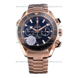 Omega Seamaster Planet Ocean 600M Sedna Gold 45.5MM 1:1 Mirror Replica Watch 