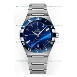 Omega Co-Axial Constellation Stainless Steel Blue Dial 1:1 Mirror Replica 41MM