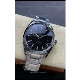 Omega Aqua Terra 150M Black Dial 904L Steel Casing Steel Hands 1:1 Mirror Replica 41MM 