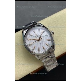 Omega Aqua Terra 150M White Dial 904L Steel Casing White Dial 1:1 Mirror Replica 41MM 