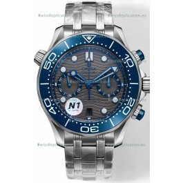 Omega Seamaster Co-Axial Master Chronograph Stainless Steel Grey Dial 44MM 1:1 Mirror Replica