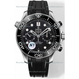 Omega Seamaster Co-Axial Master Chronograph Stainless Steel Black Dial 44MM 1:1 Mirror Replica
