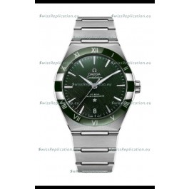 Omega Co-Axial Constellation Stainless Steel Green Dial 1:1 Mirror Replica 41MM