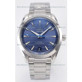 Omega Aqua Terra 150M Blue Dial 904L Steel Casing 1:1 Mirror Replica 41MM 