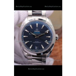 Omega Seamaster Aquaterra 150M 41MM Swiss Replica Watch in Blue Dial 1:1 Mirror Replica