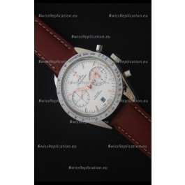 Omega Speedmaster 57 Co-Axial Chronograph Watch in Brown Leather Strap