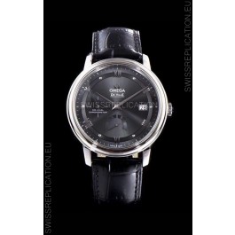 Omega De Ville Prestige Power Reserve 904L Steel 1:1 Mirror Swiss Watch Grey dial