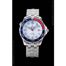 Omega Seamaster Diver 300M 007 Commander's Edition Swiss 1:1 Mirror Watch 904L Steel 