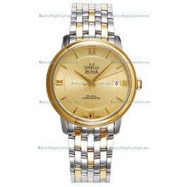 Omega De Ville Co-Axial Chronometer 36.8MM Swiss Replica Watch in Two Tone Casing