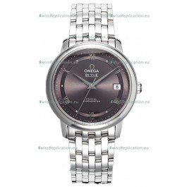 Omega De Ville Co-Axial Chronometer 36.8MM Swiss Replica Watch in Grey Dial 