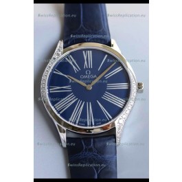 Omega De Ville Tresor Edition Swiss Quartz Watch 36MM Steel Casing White Dial