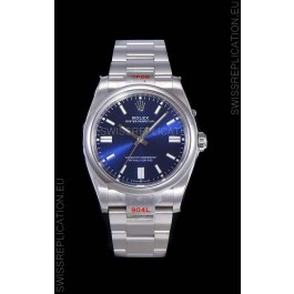 Rolex Oyster Perpetual REF#124300 41MM Cal.3230 Movement Swiss Replica Dark Blue Dial 904L Steel 1:1 Mirror Replica Watch