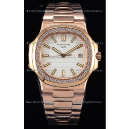 Patek Philippe Nautilus 5711/1R 1:1 Mirror Watch - Rounded Diamonds Bezel