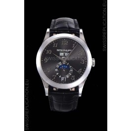 Patek Philippe Annual Calendar 5396-012 Complications Swiss Replica Watch in Grey Dial 