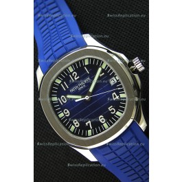 Patek Philippe Aquanaut 5168G-001 Swiss Replica Watch Blue Dial - 1:1 Mirror Edition 