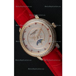 Patek Philippe Complications 4968/R Swiss Replica Rose Gold Case Watch 