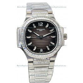 Patek Philippe Nautilus 7118 35MM 1:1 Stainless Steel Grey Dial 1:1 Mirror Replica Watch