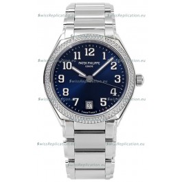Patek Philippe Twenty-4 Blue Dial 904L Steel Casing 1:1 Mirror Replica Watch 36MM