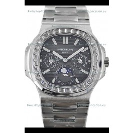 Patek Philippe Nautilus 5740 Perpetual Calendar Stainless Steel Grey Dial Swiss Replica Watch 
