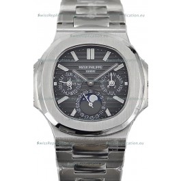 Patek Philippe Nautilus 5740 Perpetual Calendar Stainless Steel Grey Dial Swiss Replica Watch 